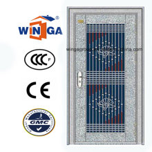 Puerta caliente de la entrada de la seguridad del acero inoxidable de la venta 304 (W-GH-17)